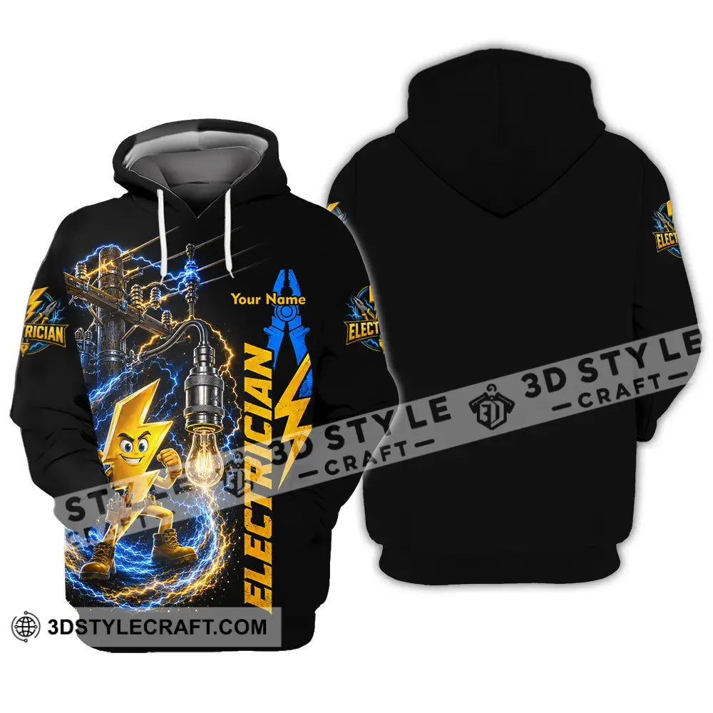 Unisex Shirt - Custom Electrician Shirt - Hoodie / S - T-shirt