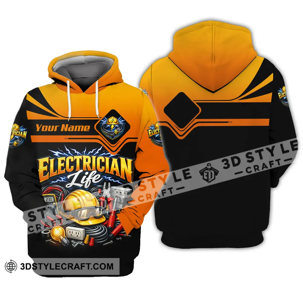 Unisex Shirt - Custom Electrician Shirt - Hoodie / S - T-shirt
