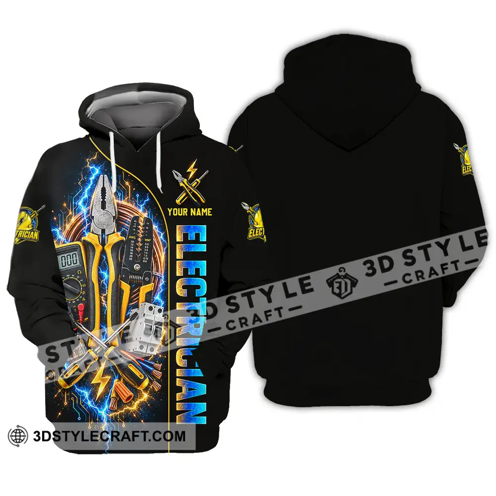 Unisex Shirt - Custom Electrician Shirt - Hoodie / S - T-shirt