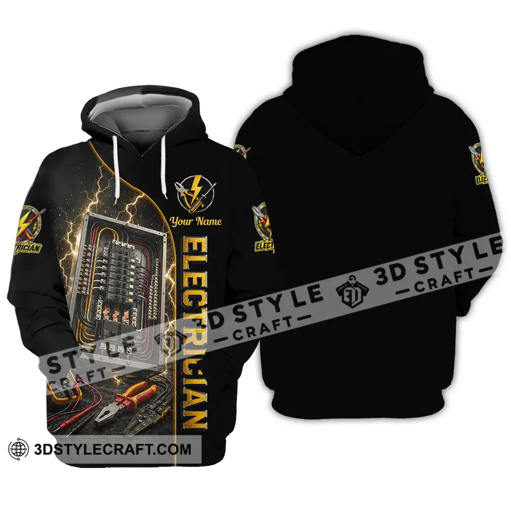 Unisex Shirt - Custom Electrician Shirt - Hoodie / S - T-shirt