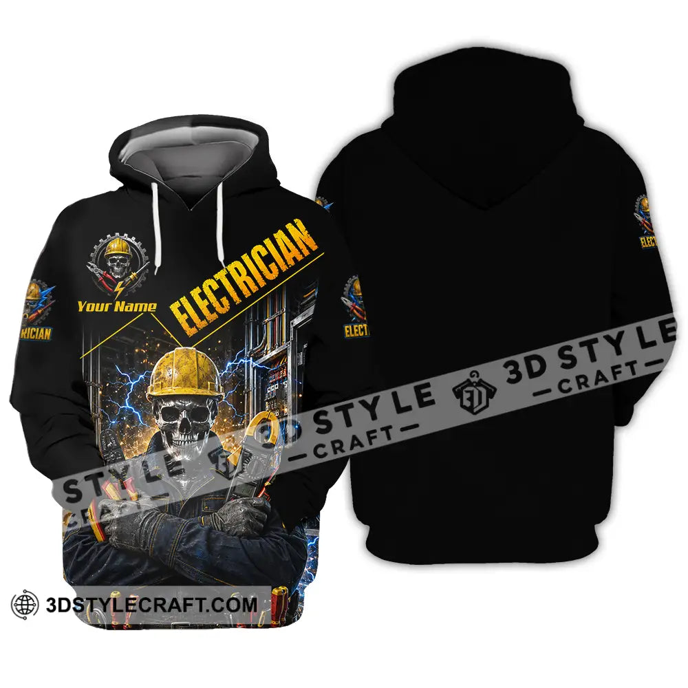 Unisex Shirt - Custom Electrician Shirt - Hoodie / S - T-shirt