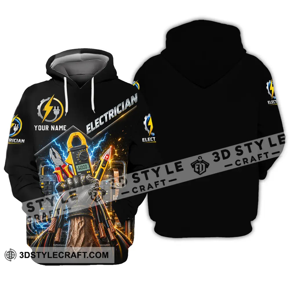 Unisex Shirt - Custom Electrician Shirt - Hoodie / S - T-shirt