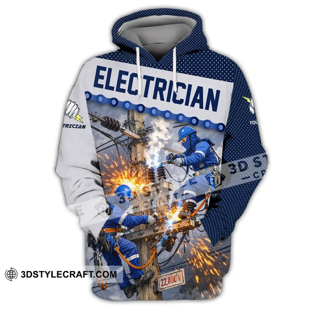 Unisex Shirt - Custom Electrician Shirt - Hoodie / S - T-shirt