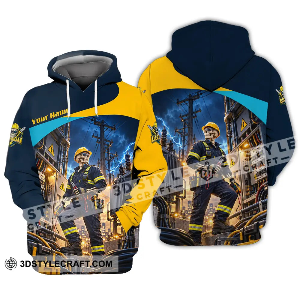 Unisex Shirt - Custom Electrician Shirt - Hoodie / S - T-shirt