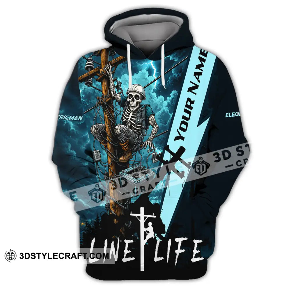 Unisex Shirt - Custom Electrician Shirt - Hoodie / S - T-shirt