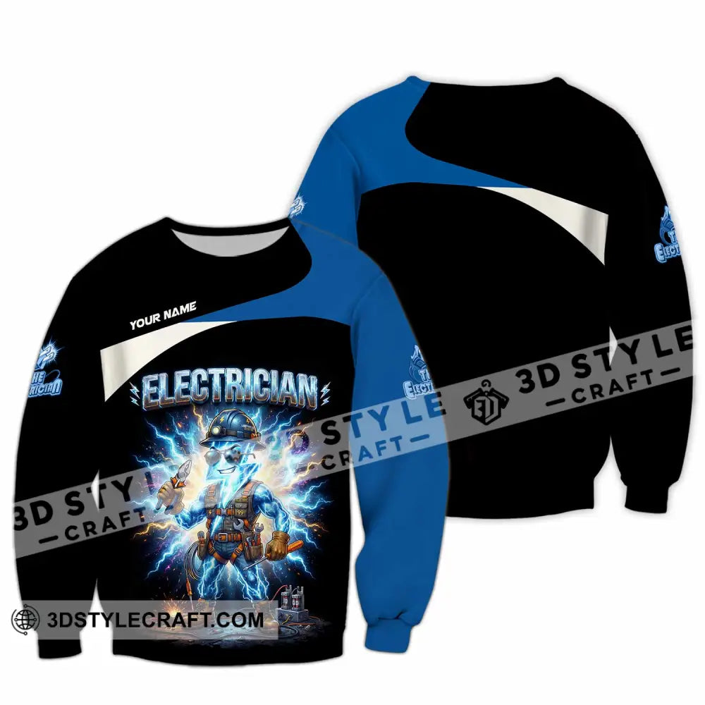 Unisex Shirt - Custom Electrician Shirt - Long Sleeve / S - T-shirt