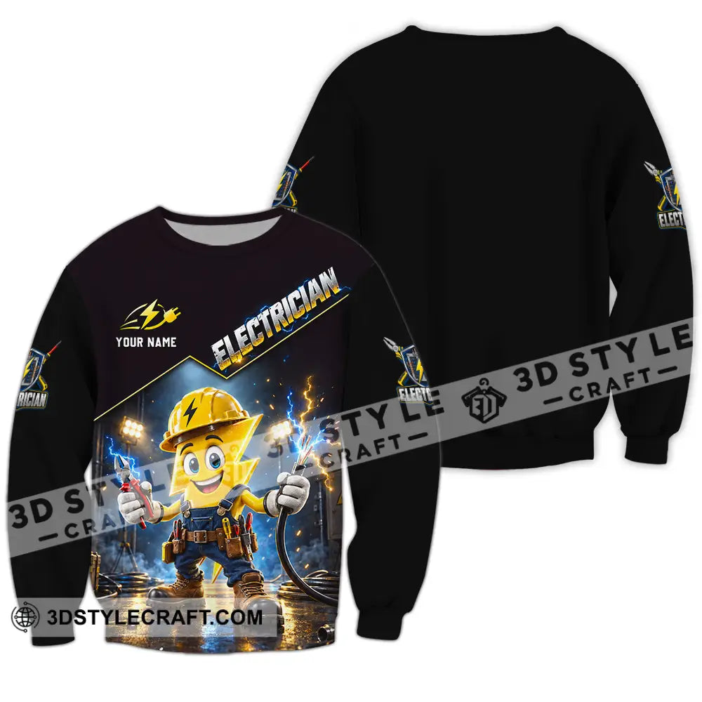 Unisex Shirt - Custom Electrician Shirt - Long Sleeve / S - T-shirt