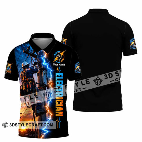 Unisex Shirt - Custom Electrician Shirt style option 3