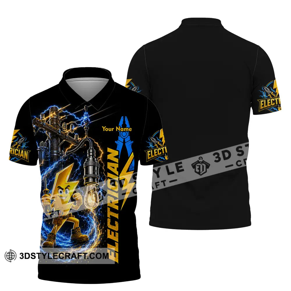 Unisex Shirt - Custom Electrician Shirt - Polo Shirt / S - T-shirt