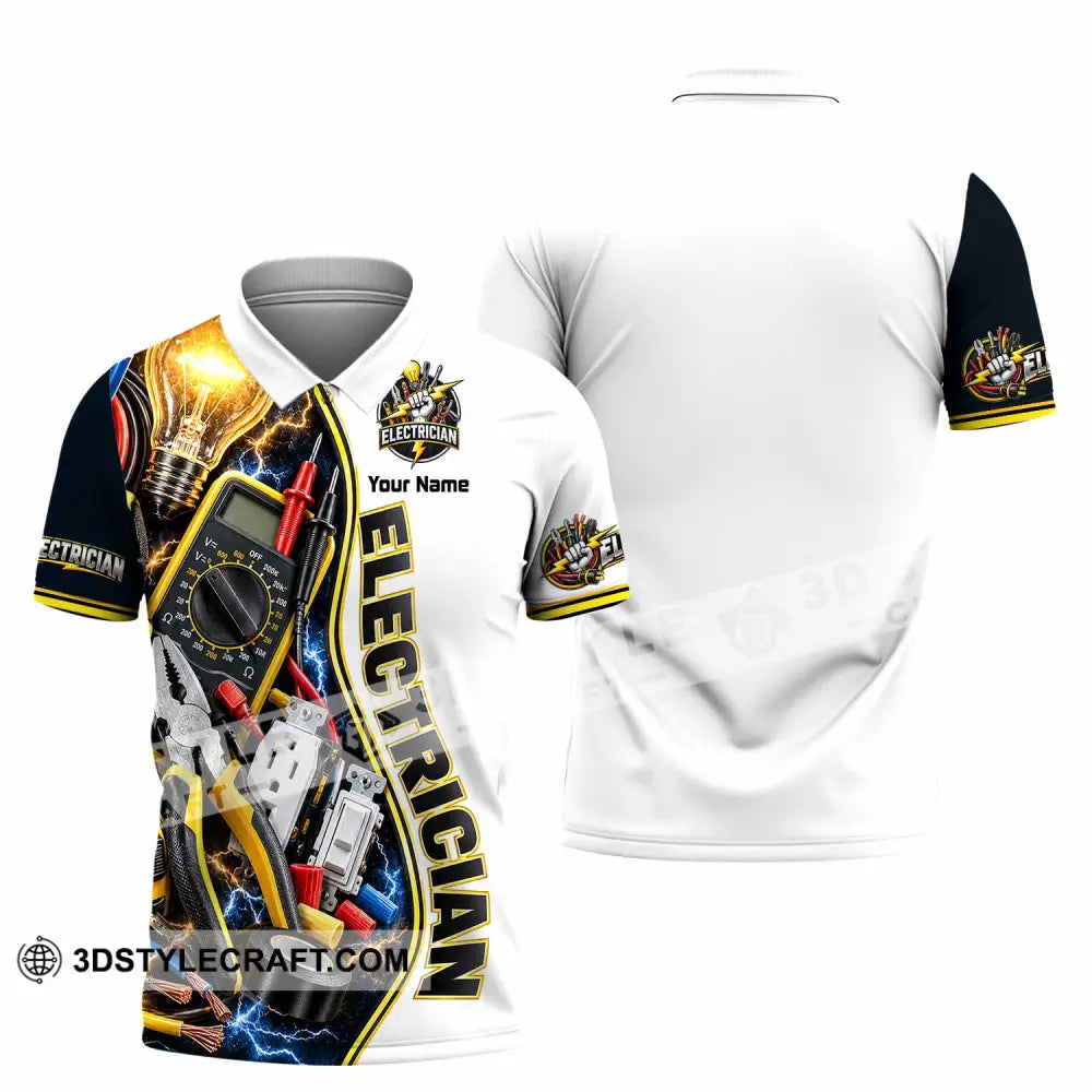 Unisex Shirt - Custom Electrician Shirt - Polo Shirt / S - T-shirt