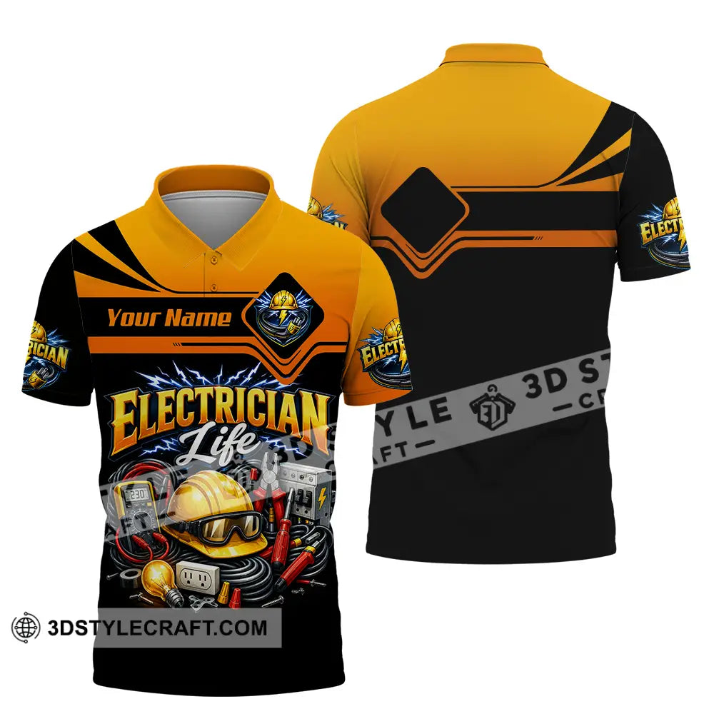 Unisex Shirt - Custom Electrician Shirt - Polo Shirt / S - T-shirt