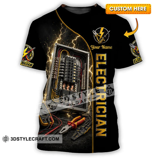 Unisex Shirt - Custom Electrician Shirt style option 1