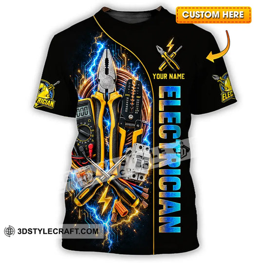 Unisex Shirt - Custom Electrician Shirt style option 1