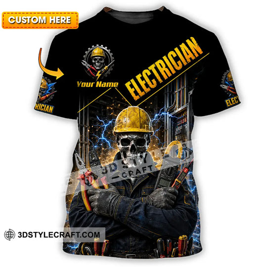 Unisex Shirt - Custom Electrician Shirt style option 1