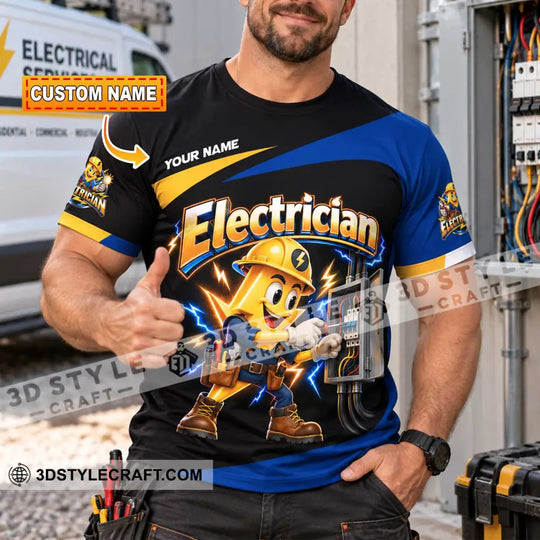 Unisex Shirt - Custom Electrician Shirt style option 2
