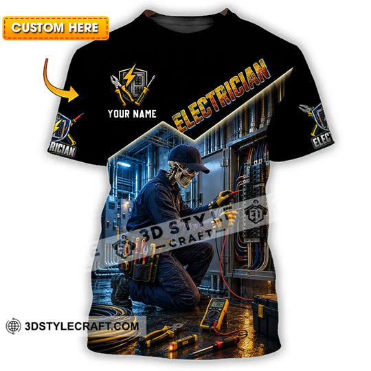Unisex Shirt - Custom Electrician Shirt style option 1