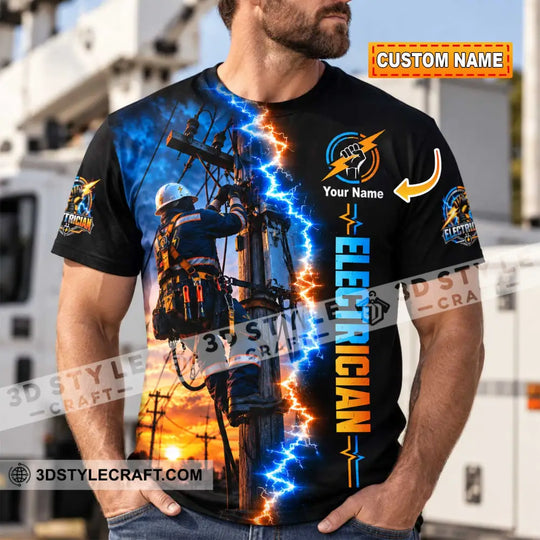 Unisex Shirt - Custom Electrician Shirt style option 2