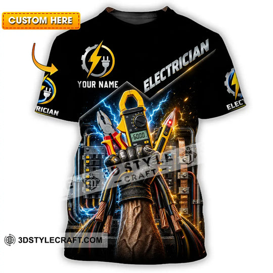Unisex Shirt - Custom Electrician Shirt style option 1