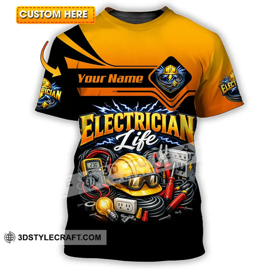 Unisex Shirt - Custom Electrician Shirt style option 1
