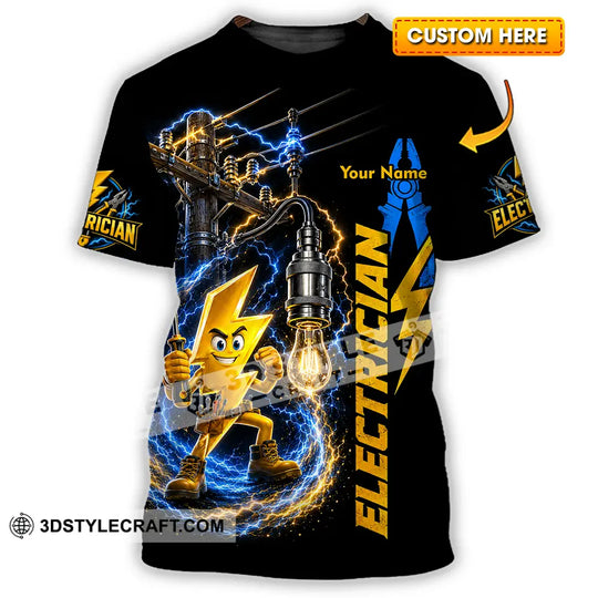 Unisex Shirt - Custom Electrician Shirt style option 1