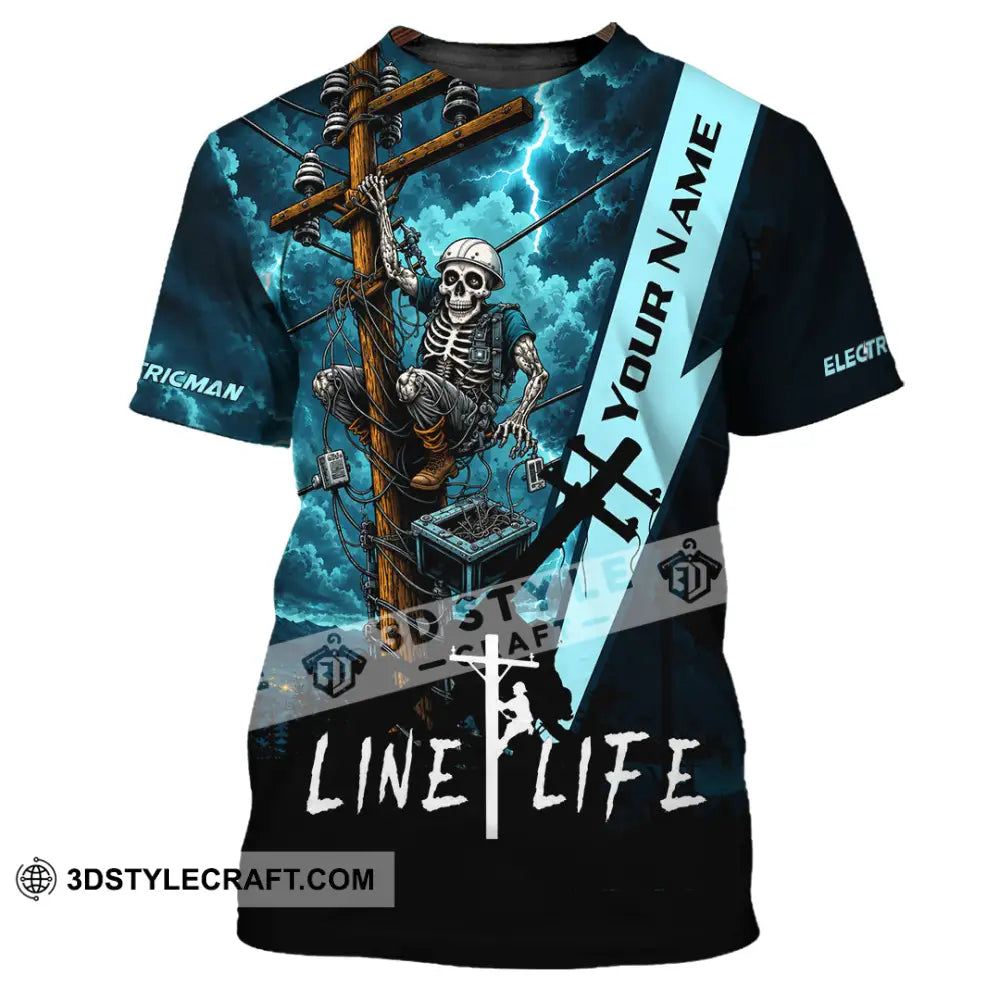 Unisex Shirt - Custom Electrician Shirt - T-Shirt / S - T-shirt