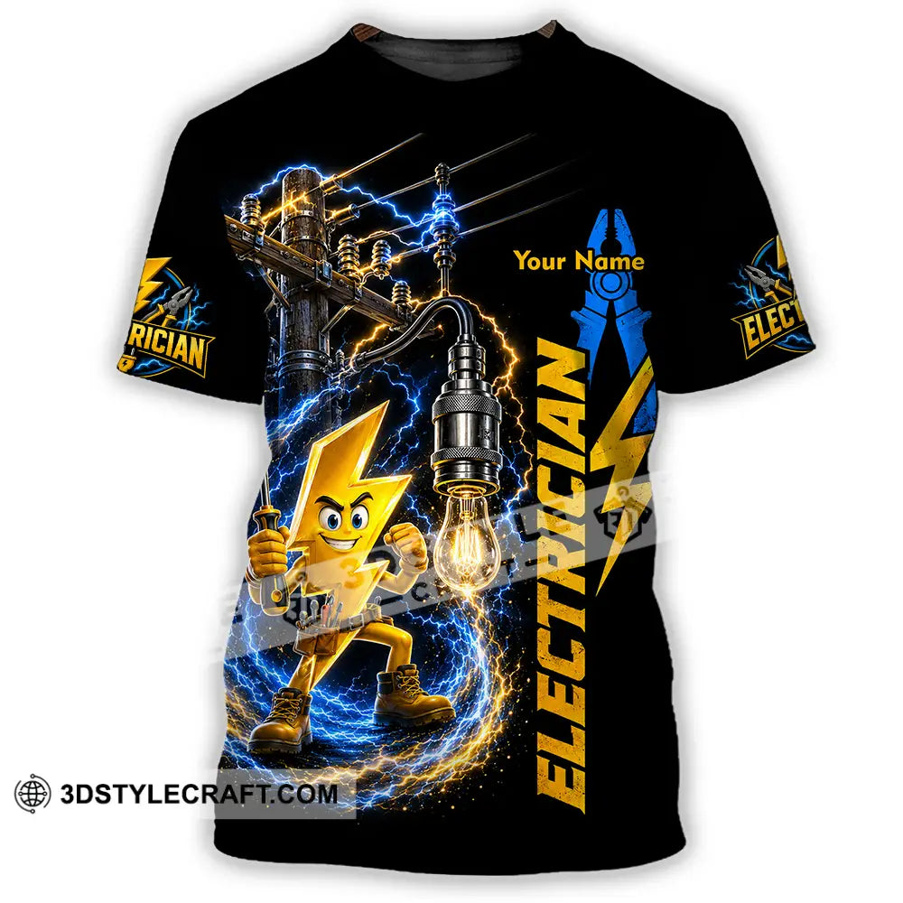 Unisex Shirt - Custom Electrician Shirt - T-Shirt / S - T-shirt
