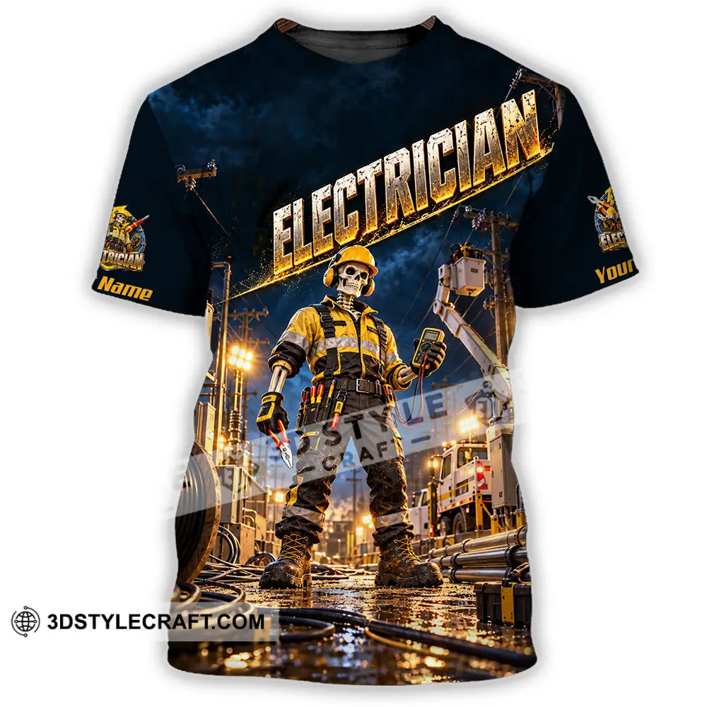 Unisex Shirt - Custom Electrician Shirt - T-Shirt / S - T-shirt