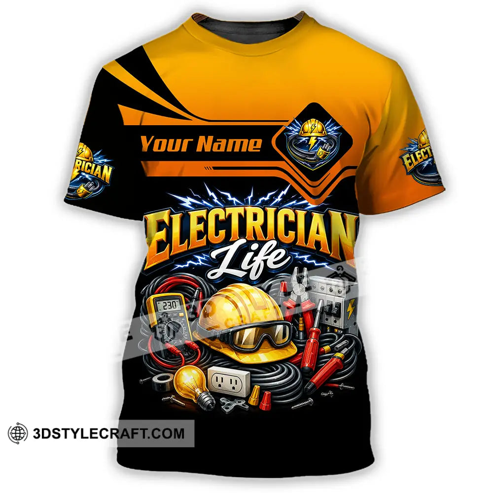 Unisex Shirt - Custom Electrician Shirt - T-Shirt / S - T-shirt