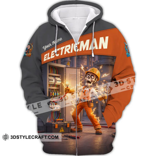 Unisex Shirt - Custom Electrician Shirt style option 3