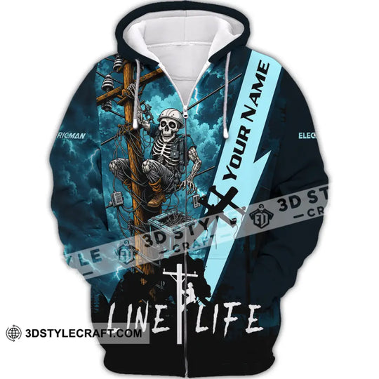 Unisex Shirt - Custom Electrician Shirt style option 3