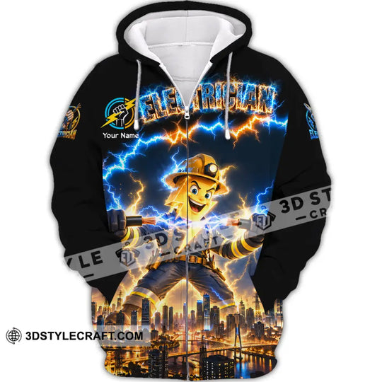 Unisex Shirt - Custom Electrician Shirt style option 3