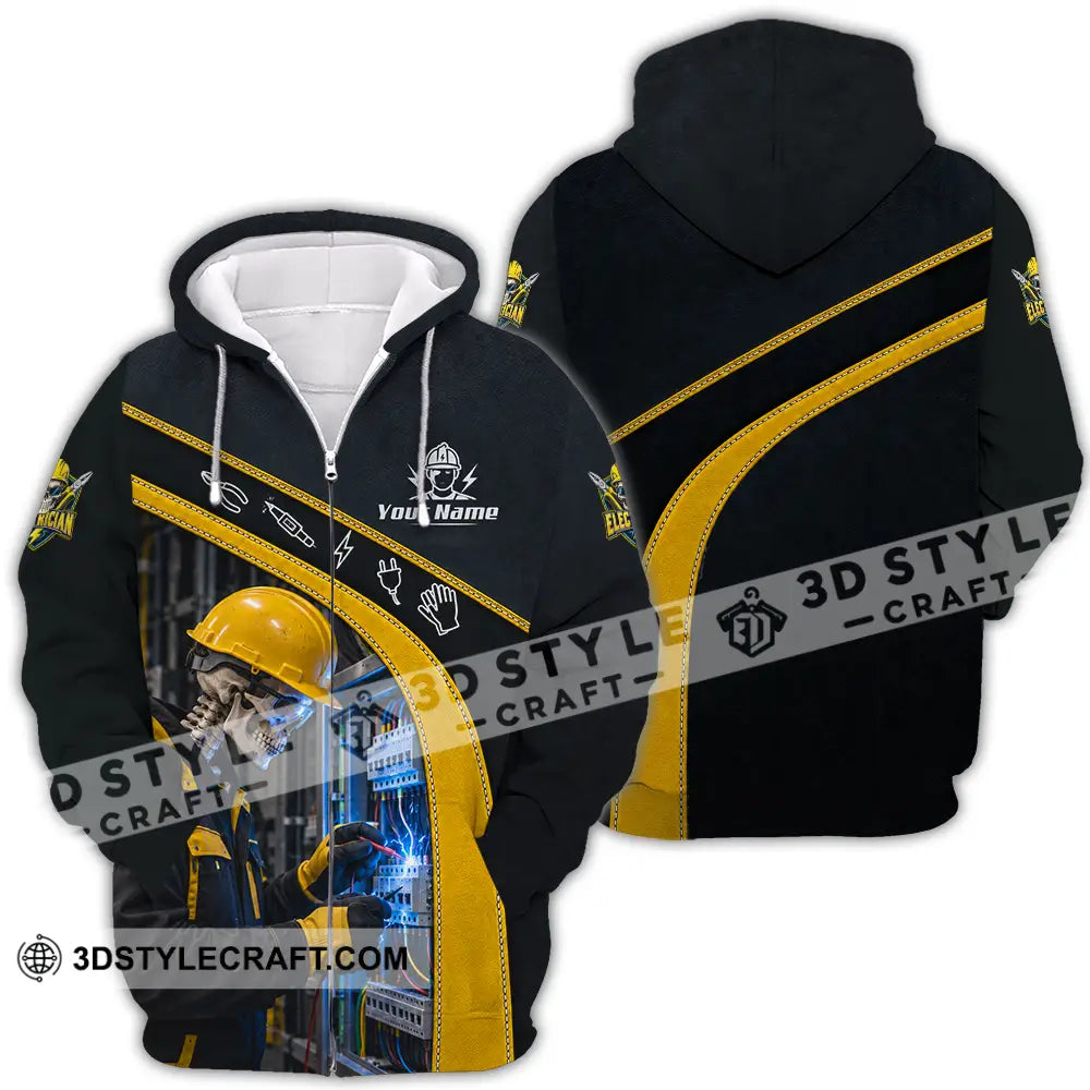 Unisex Shirt - Custom Electrician Shirt - Zipper Hoodie / S - T-shirt
