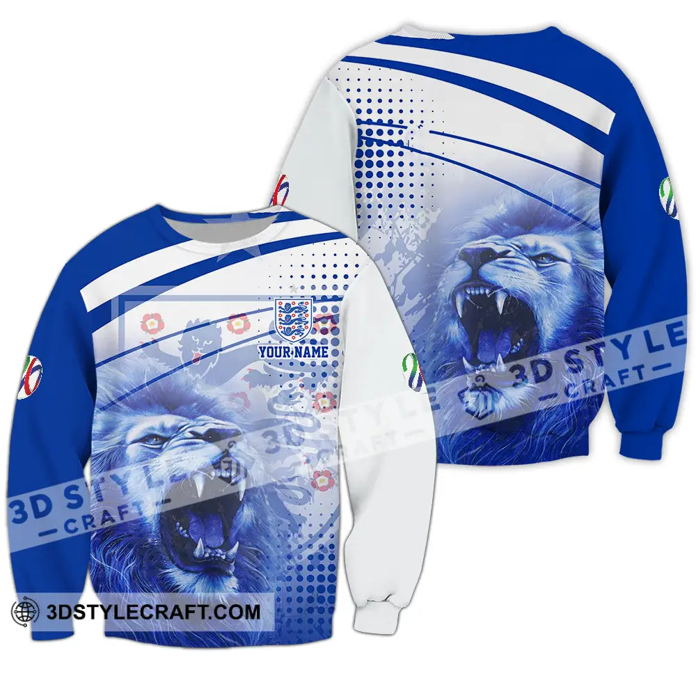 Unisex Shirt - Custom England 3D Shirt Long Sleeve / S T-shirt