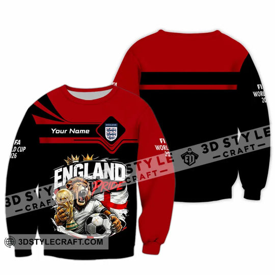Unisex Shirt - Custom England 3D Shirt style option 3