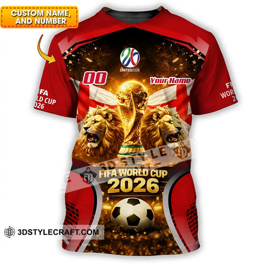 Unisex Shirt - Custom England 3D Shirt style option 1