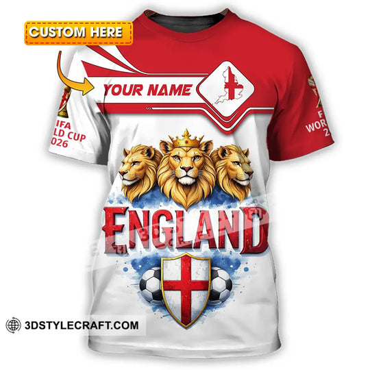 Unisex Shirt - Custom England 3D Shirt style option 1
