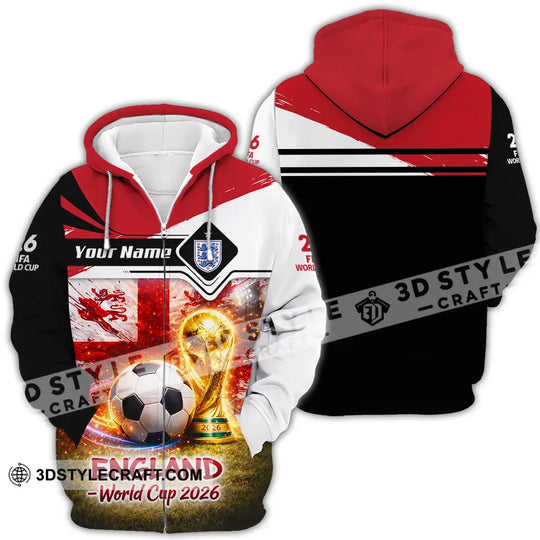 Unisex Shirt - Custom England 3D Shirt style option 4