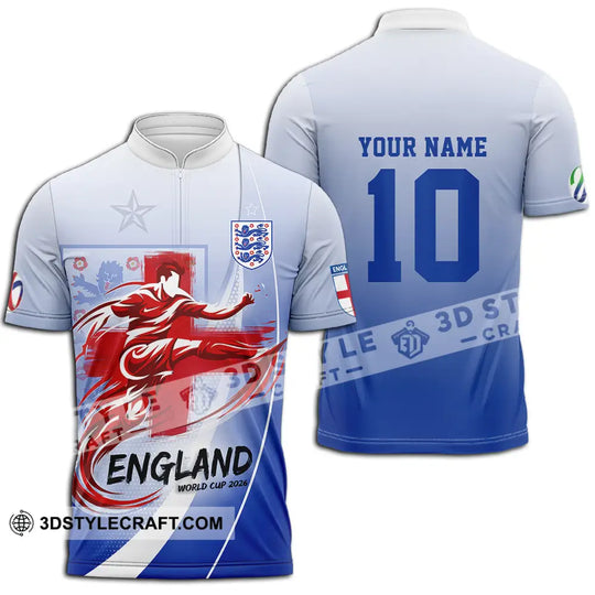Unisex Shirt - Custom England FIFA 3D Shirt style option 3