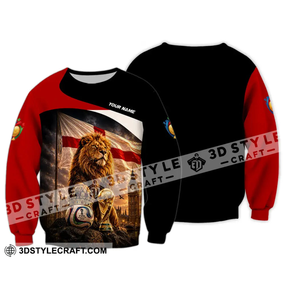 Unisex Shirt - Custom England World Cup 2026 Shirt - Long Sleeve / S - T-shirt