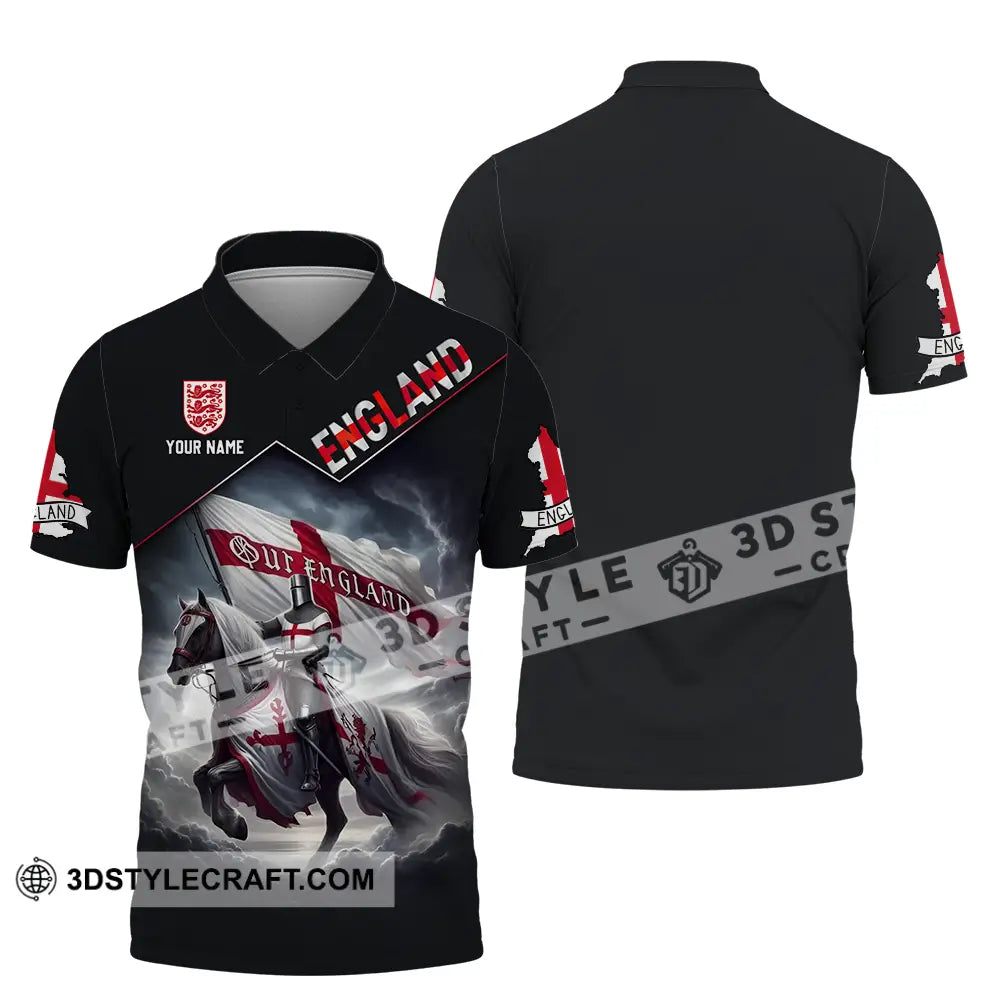 Unisex Shirt - Custom England Shirt Polo Shirt / S T-shirt