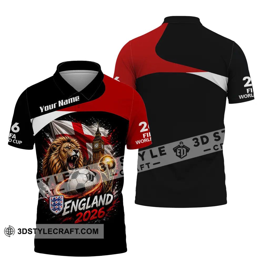 Unisex Shirt - Custom England World Cup 2026 Shirt - Polo Shirt / S - T-shirt