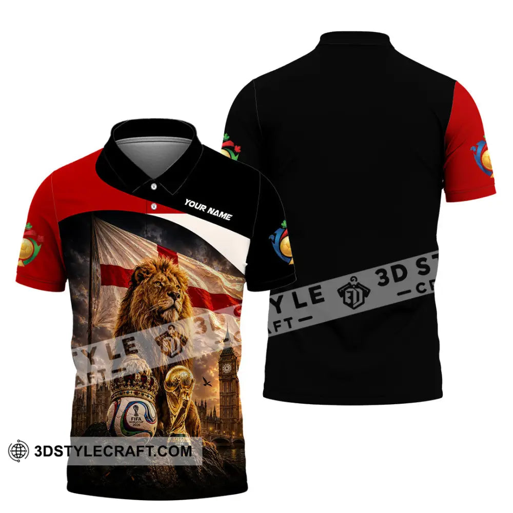 Unisex Shirt - Custom England World Cup 2026 Shirt - Polo Shirt / S - T-shirt