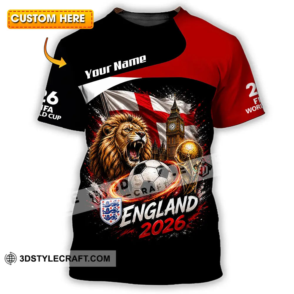 Unisex Shirt - Custom England World Cup 2026 Shirt - T-shirt