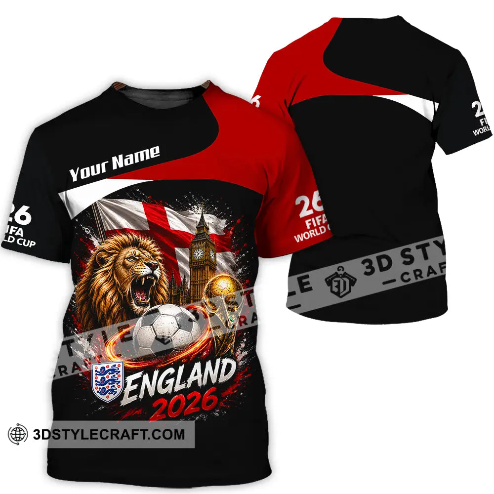 Unisex Shirt - Custom England World Cup 2026 Shirt - T-Shirt / S - T-shirt