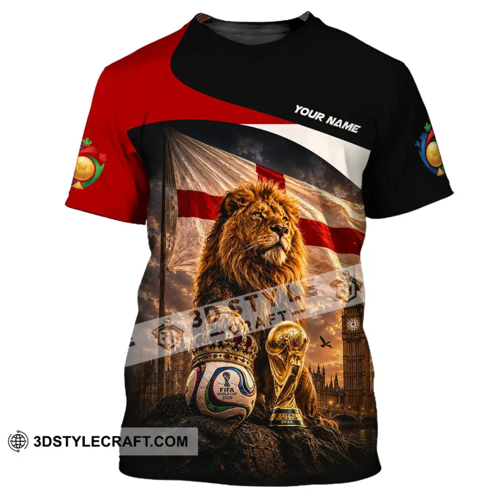 Unisex Shirt - Custom England World Cup 2026 Shirt - T-Shirt / S - T-shirt