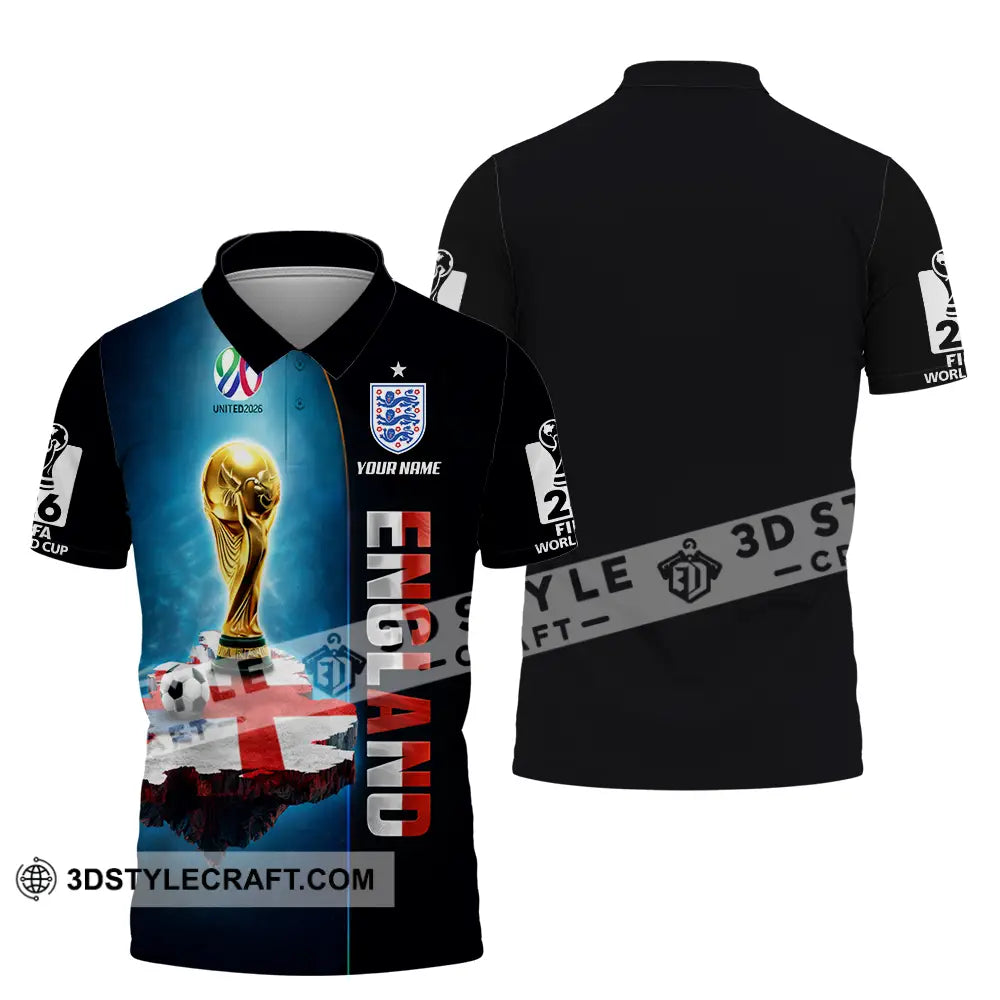 Unisex Shirt - Custom England World Cup 2026 3D Shirt - Polo Shirt / S - T-shirt