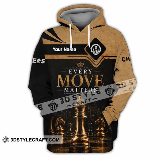 Unisex Shirt - Custom Every Move Matters Chess Shirt style option 2