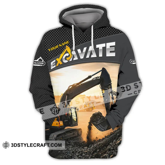 Unisex Shirt - Custom Excavator Shirt style option 2