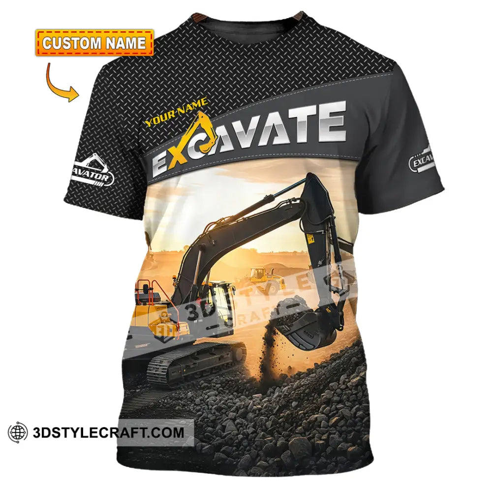 Unisex Shirt - Custom Excavator Shirt - T-shirt