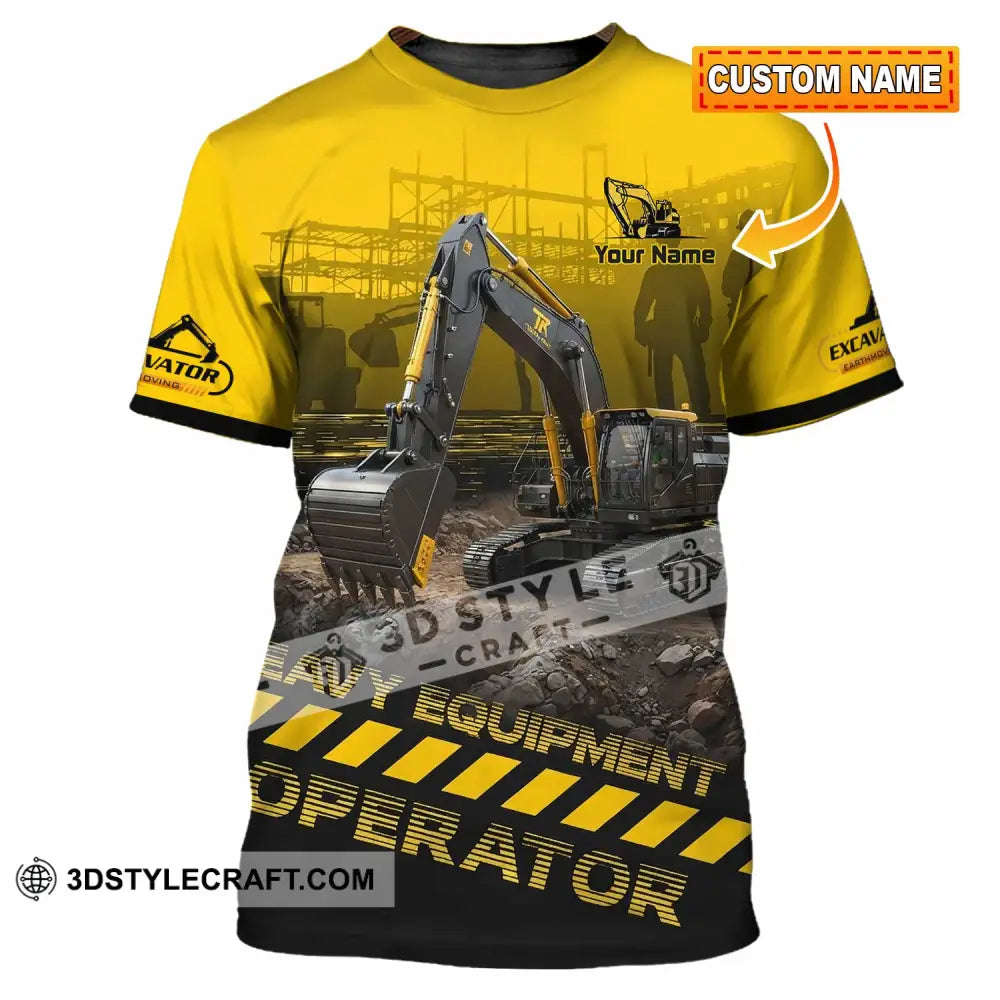 Unisex Shirt - Custom Excavator Shirt - T-shirt